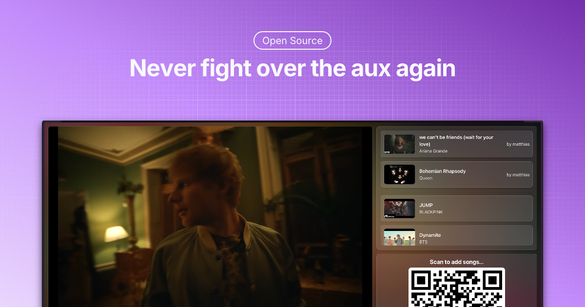 SongUp - Open source shared music queue for parties
